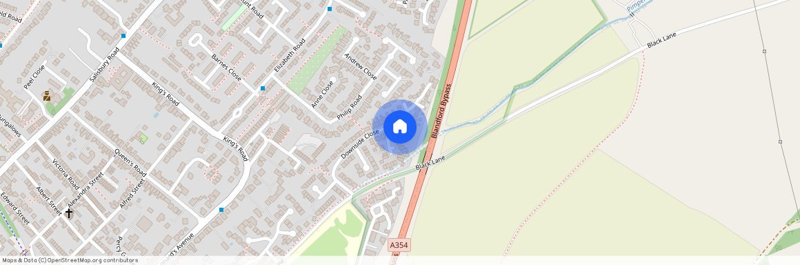 Downside Close, Blandford Forum, Dorset, DT11