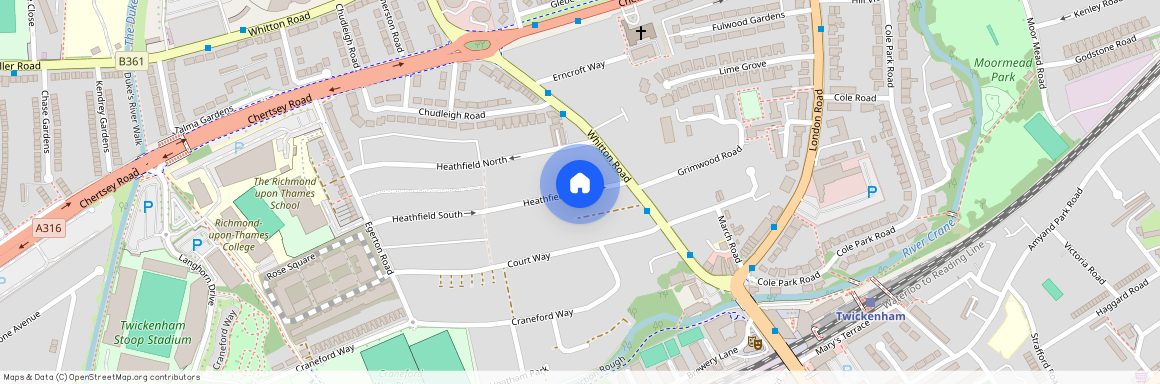 Heathfield South, TW2, London