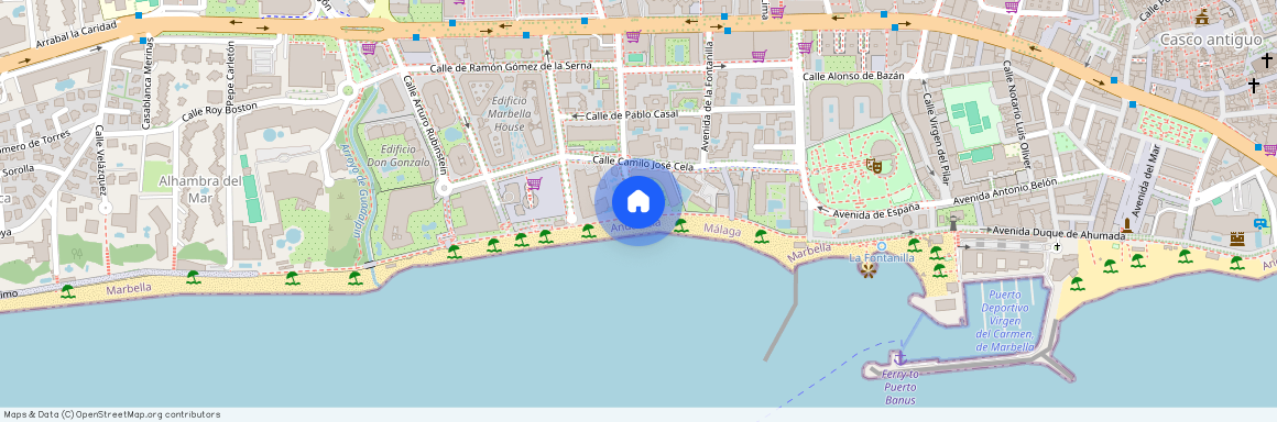 Marbella, Malaga, Paseo marítimo