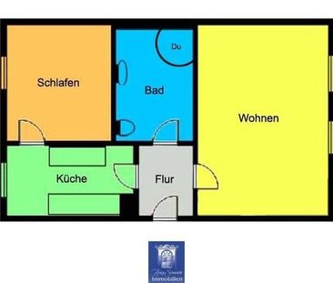 GemÃ¼tliche 2-Zimmerwohnung mit modernem Bad, separater KÃ¼che und ... - Photo 1