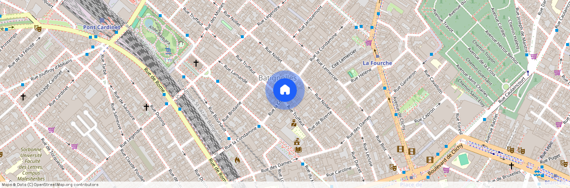 Rue la Condamine, Francja, Paris