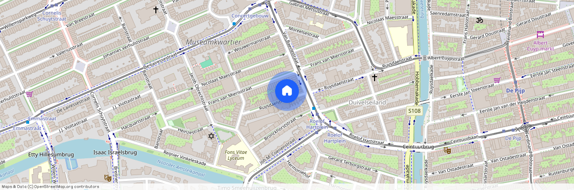 Ruysdaelstraat 90-2, Hondecoeterbuurt, 1071XH, Amsterdam