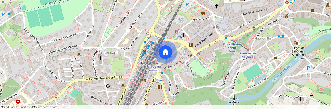 1700, Fribourg, Place De La Gare / Bahnhofplatz, 5