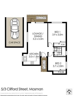 5/3 Clifford Street, Mosman NSW 2088 - Apartment For Rent | Domain - Photo 1