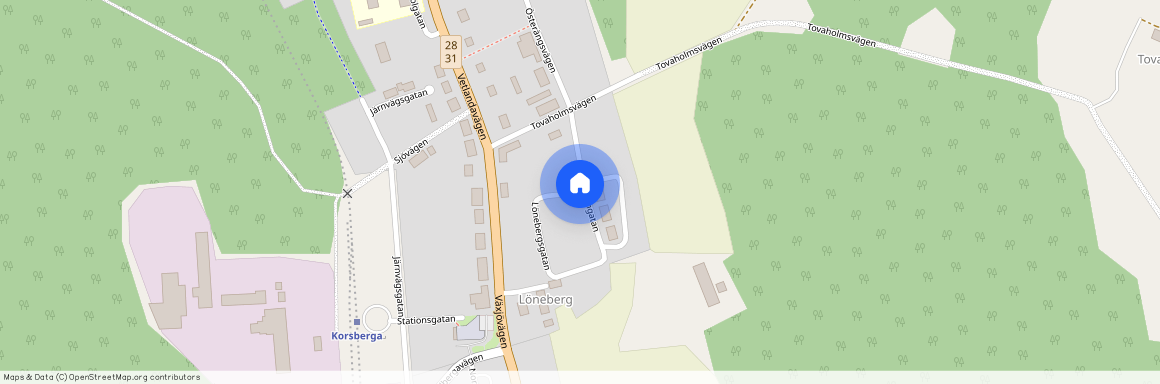 Lönngatan, Korsberga