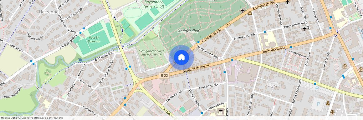 Erlanger Straße 69, 95444 Bayern - Bayreuth