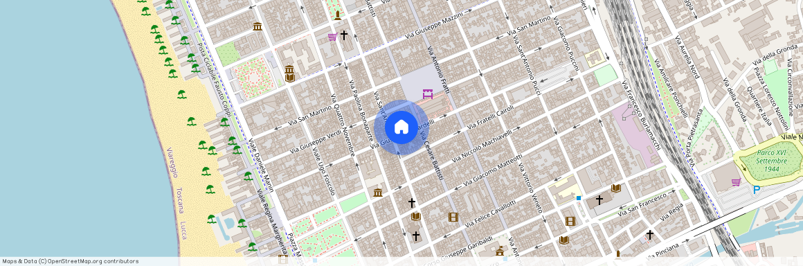 Via Giuseppe Zanardelli, Viareggio