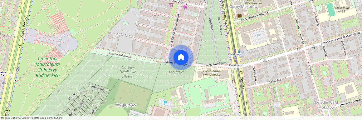ul. Jana Karola Chodkiewicza, Wyględów, Mokotów, Warszawa, mazowieckie