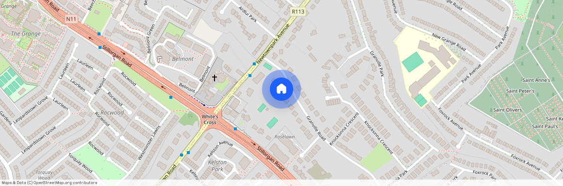 Granville Road, Off Newtownpark Ave, Foxrock, Dublin 18 €5, Dublin