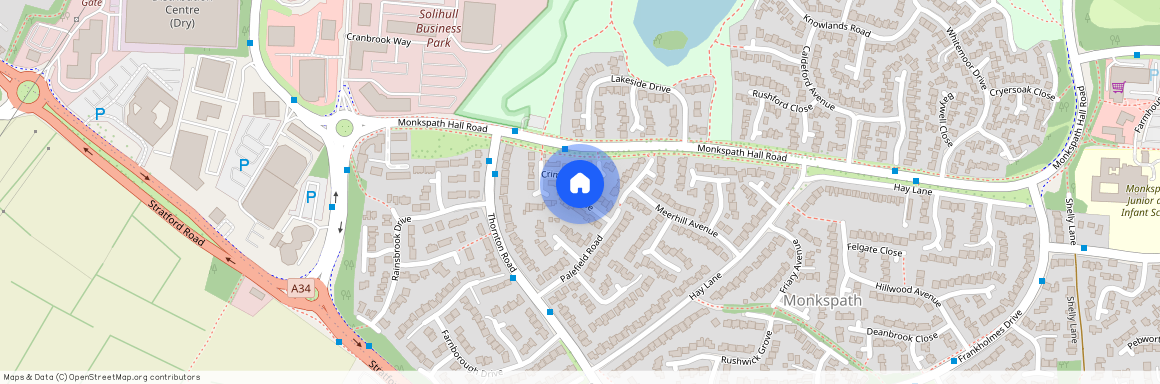 Crimscote Close, Monkspath, Solihull, West Midlands, B90