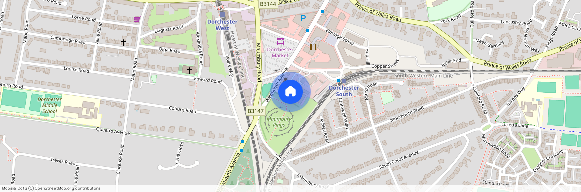 Maumbury Square, Dorchester, DT1