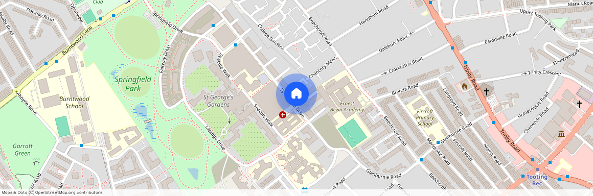 at Manchester, 10 Honeysuckle House 12, Springfield Drive SW17