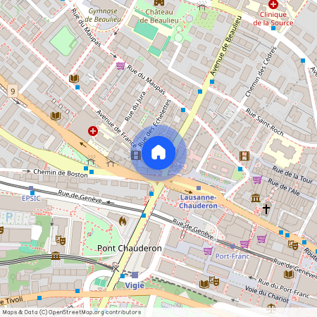 1004, Lausanne, Av. de France, 2