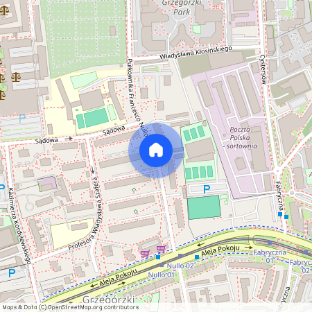ul. płk. Francesco Nullo, Grzegórzki, Grzegórzki, Kraków, małopolskie