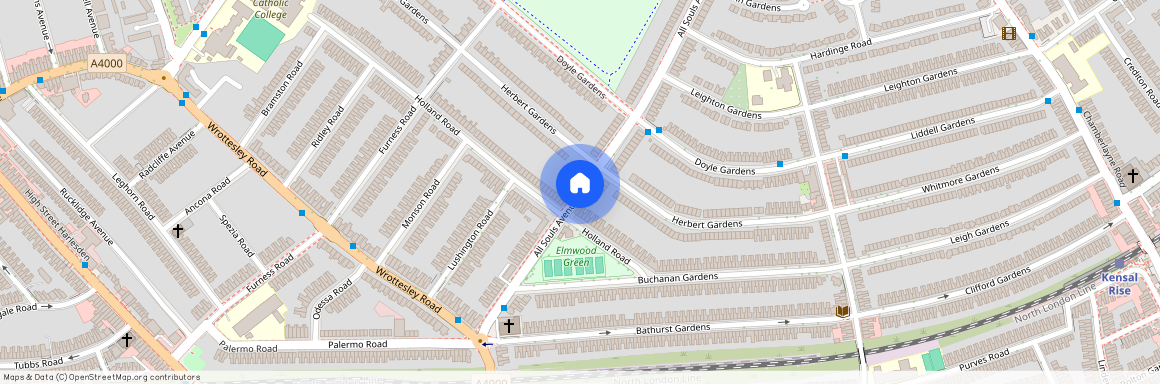 All Souls Avenue Kensal Green, London NW10 3AE