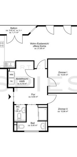 Gut geschnittene 3-Zimmer-Neubau-Wohnung im modernen Stadthaus - Foto 1