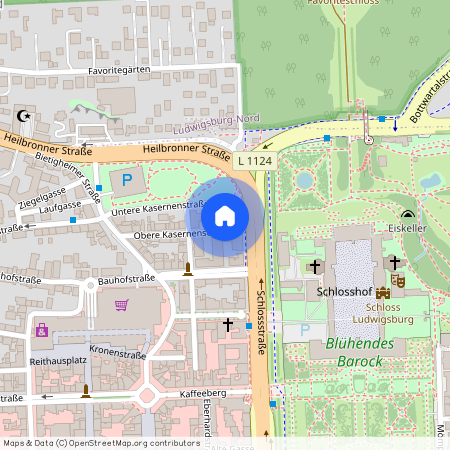 Ob. Kasernenstraße 23, 71634 Ludwigsburg, Deutschland
