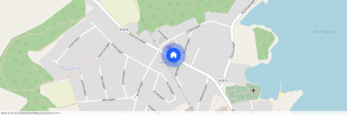 Köpmansvägen, Skällinge