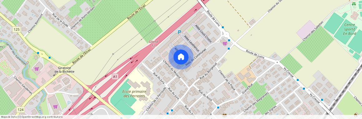 1196, Gland, Allée Waldo, 1