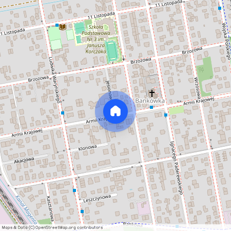 ul. Armii Krajowej, Zielonka, wołomiński, mazowieckie