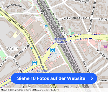 Erstbezug WALLE: Exklusive helle 3 Zi. Wohnung, 2. OG mit EBK, Eich... - Foto 1