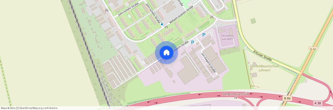 Juri-Gagarin-Straße, 06526, Juri-Gagarin-Straße    Sangerhausen