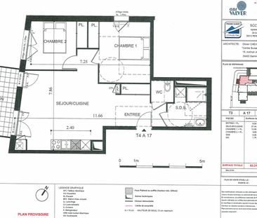 Location Appartement 3 pièces 63m² - Photo 6