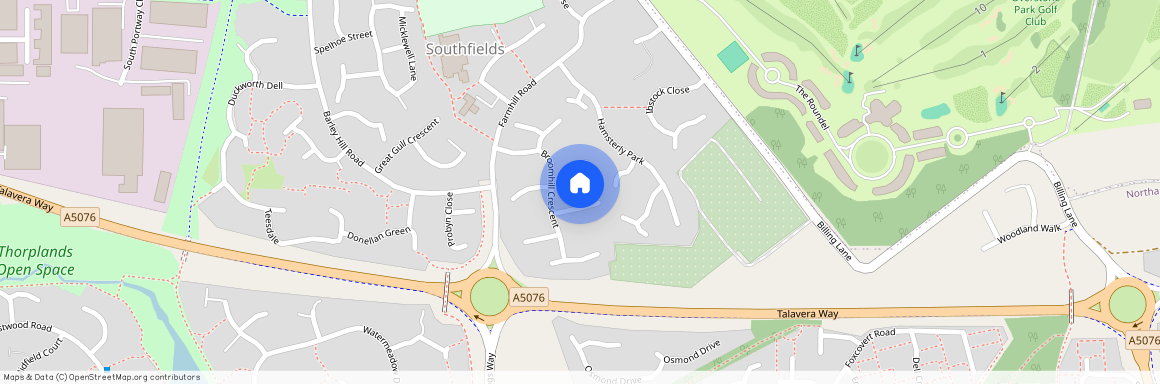 Moorfield Square, Southfields, Northampton