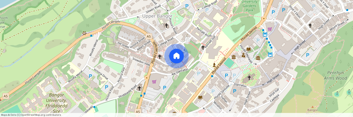 The Crescent, Bangor, LL57