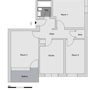 frisch modernisierte 3-Zimmer-Wohnung in Koblenz Horchheimer Höhe - Foto 2