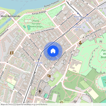 ul. Stroma, Stare Podgórze, Podgórze, Kraków, małopolskie