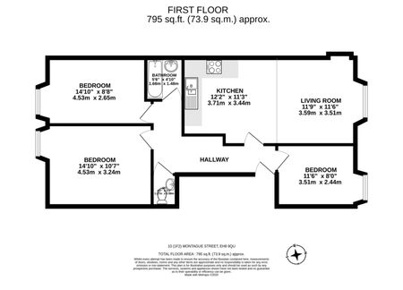 3 bedroom apartment to rent - Photo 4