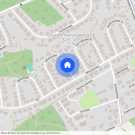 ul. Sasankowa, Jędrzychów, Zielona Góra, lubuskie