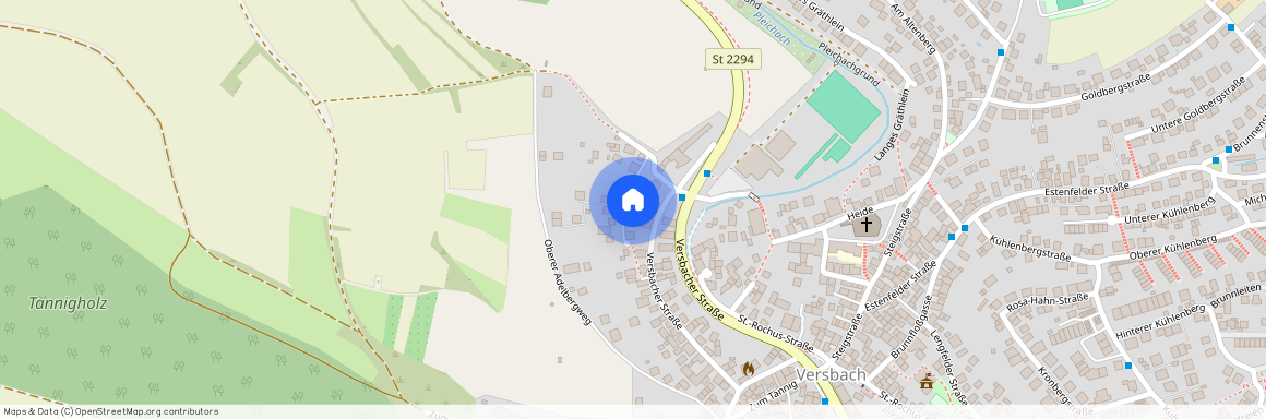 Verbacherstraße 265b, 97078 Würzburg