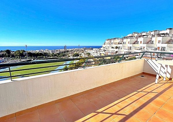 1 Bed Penthouse with Sea Views for Long Term Rental in Nerja