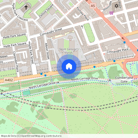 Hyde Park Place, Hyde Park Estate, London, W2