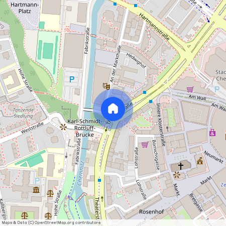 Theaterstraße 58, 09111 Chemnitz, Sachsen