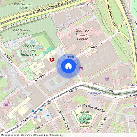 ul. Inflancka, Muranów, Śródmieście, Warszawa, mazowieckie