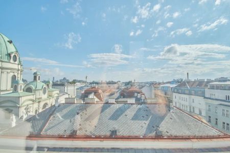 TRAUMHAFTE DG-WOHNUNG MIT BLICK AUF DIE KARLSKIRCHE! - Foto 3