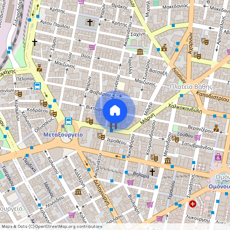 Ουγκώ Βίκτωρος, 19 104 37 Αθήνα, Πλατεία Βάθης (Αθήνα - Κέντρο)