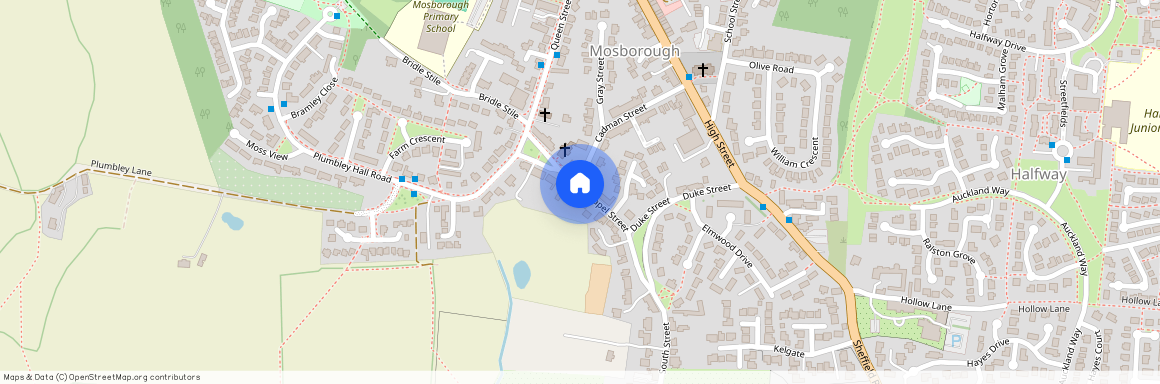 Chapel Street Mosborough, Sheffield S20 5BT, Liverpool