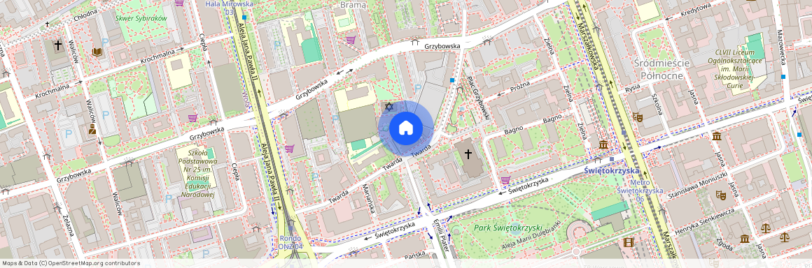 ul. Twarda, Śródmieście Północne, Śródmieście, Warszawa, mazowieckie