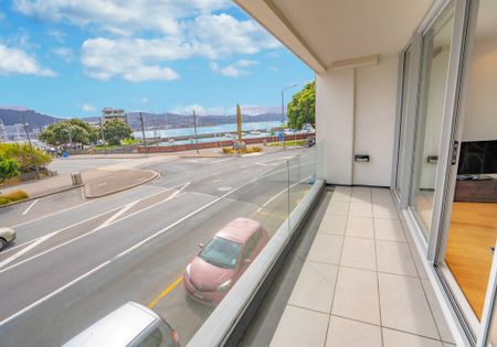 Spacious 2 bedroom apartment with views over Wellington's Waitangi Park and Oriental Parade - Photo 2