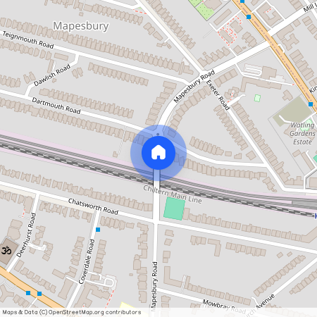 Mapesbury Road, Mapesbury, NW2