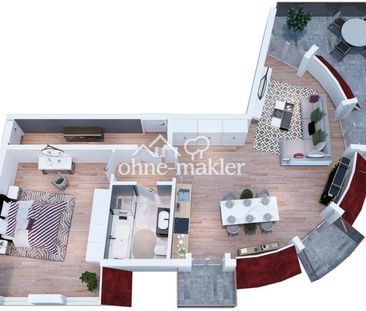 Penthouse mit großzügiger Dachterrasse – urbanes Wohnen mit Lifesty... - Photo 4