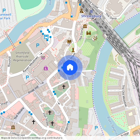 Traitors Gate, St Marys Water Lane, Shrewsbury, SY1