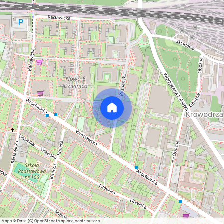 ul. Poznańska, Krowodrza, Krowodrza, Kraków, małopolskie