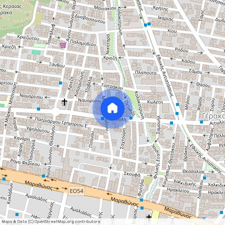 Μιαούλη 59, 153 44 Γέρακας, Σταυρός Γέρακα (Γέρακας)