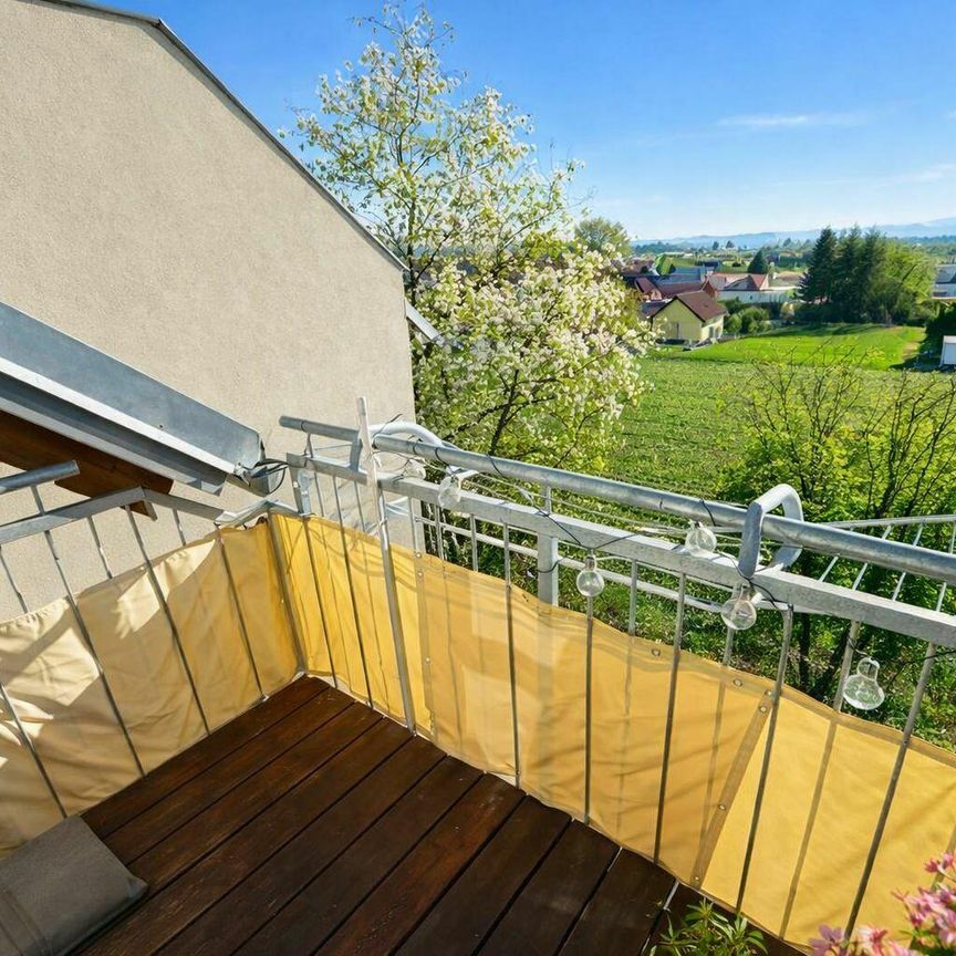 Charmante Balkonwohnung mit TG-Platz in herrlicher Ruhelage! Wohnen, wo andere spazieren gehen! - Photo 1