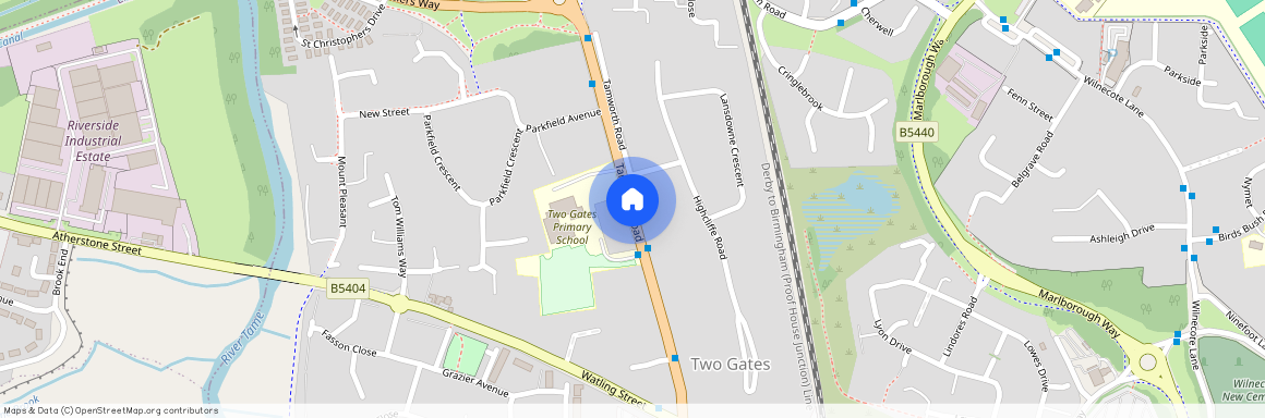 Tamworth Road, Tamworth, B77